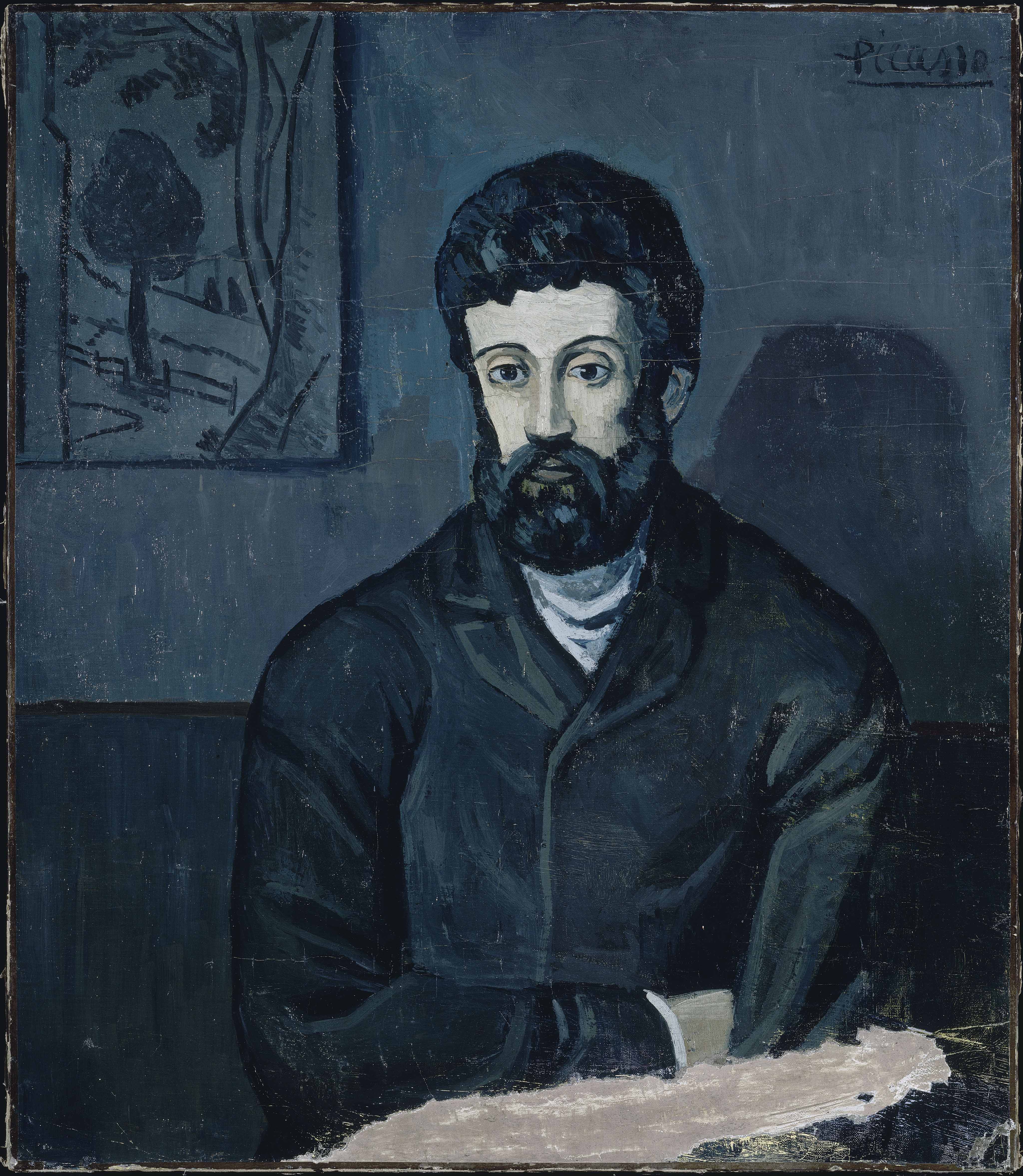 Picasso, Portrait d'homme, 1903, © RMN-Grand Palais (Musée national Pica...