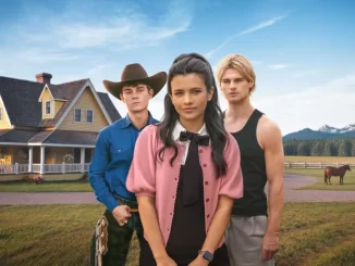 Expectativas para a 3ª temporada de 'Minha Vida com a Família Walter', com personagens jovens em cenário rural, com casa de fazenda ao fundo e montanhas ao longe