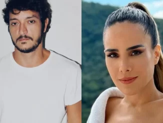 Imagem de Allan Souza Lima e Wanessa Camargo, relacionados a rumores sobre relacionamento, com fundo natural ao ar livre.