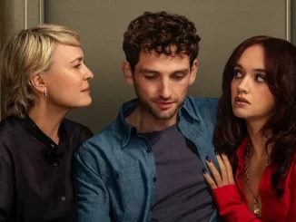 Cena da minissérie 'A Namorada Ideal' com personagens em cena, destaque para suspense e estreia no Prime Video.