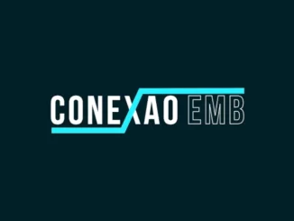 Logo do evento Conexão EMB 2025, que reúne líderes do mercado financeiro em São Paulo, com destaque para networking e inovação no setor financeiro.