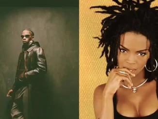 Imagem de um artista de rap com cabelos longos e roupas modernas ao lado de uma cantora punk com dreadlocks e expressão marcante, representando o fim de semana de estreia do evento The Town com destaque para rap e punk.