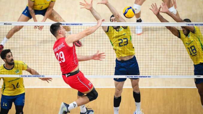 Imagem destacada - Brasil cai na fase de grupos do Mundial de vôlei masculino