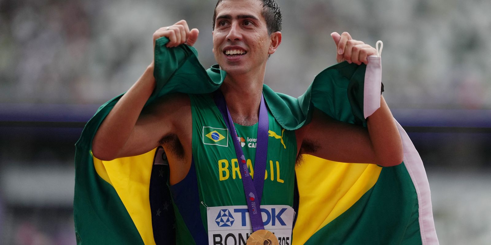 Caio Bonfim conquista ouro mundial nos 20 km da marcha em Tóquio - Imagem do artigo