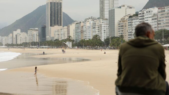 Imagem destacada - Frente fria derruba temperatura e traz ventos de 90 km/h ao Rio