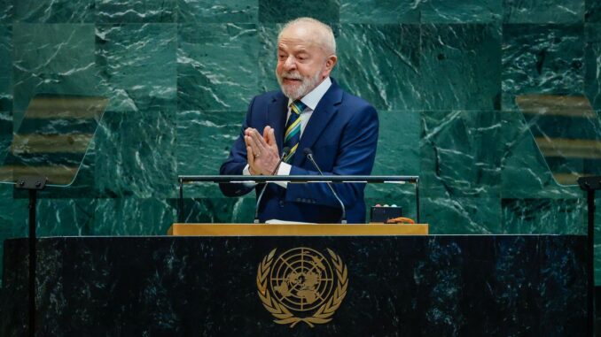 Imagem destacada - Lula critica sanções e cobra paz em Gaza no discurso na ONU