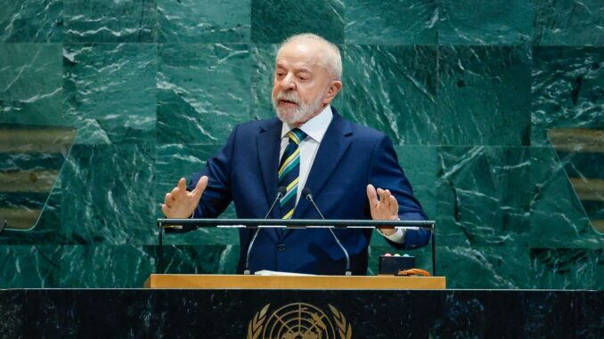 Imagem destacada - Democracia global em risco, diz Lula em fórum contra extremismo
