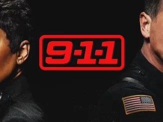 Imagem promocional da 9ª temporada da série 9-1-1, destacando a ausência de Bobby, mas mostrando o legado vivo dos personagens. Série de ação e drama envolvendo serviços de emergência.