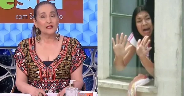 documentario-netflix-reacende-criticas-sonia-abrao-caso-eloa Documentário Netflix reacende críticas a Sonia Abrão no Caso Eloá, apresentadora em estúdio e mulher chorando na janela, destacando discussões sobre a cobertura midiática.