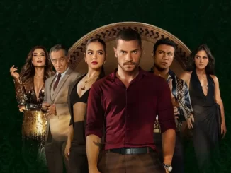 Elenco de Os Donos do Jogo, série da Netflix, confirmada para a 2ª temporada após recorde de audiência, com atores em cena misteriosa e envolvente.