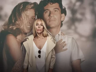 Imagem promocional da série documental de Adriane Galisteu sobre Senna, lançada pela HBO Max, destacando sua narrativa emocionante e envolvente.