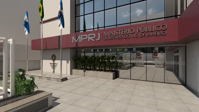Fachada do Ministério Público do Estado do Rio de Janeiro com foco na recomendação do MP do Rio para afastar gestores e apurar perdas do Rioprevidência.