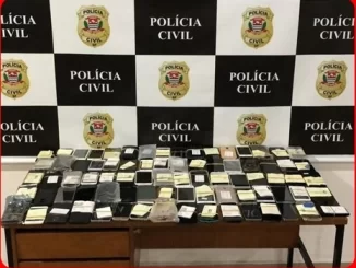 Dinâmica de apreensão de celulares na operação Mobile Strike realizada pela Polícia Civil de São Paulo, que combate rede que revendia até 30 celulares por dia.