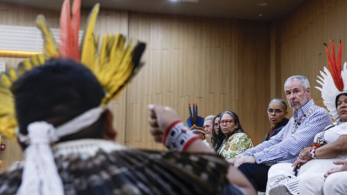 Imagem destacada - Após protesto, Munduruku se reúnem hoje com presidente da COP30