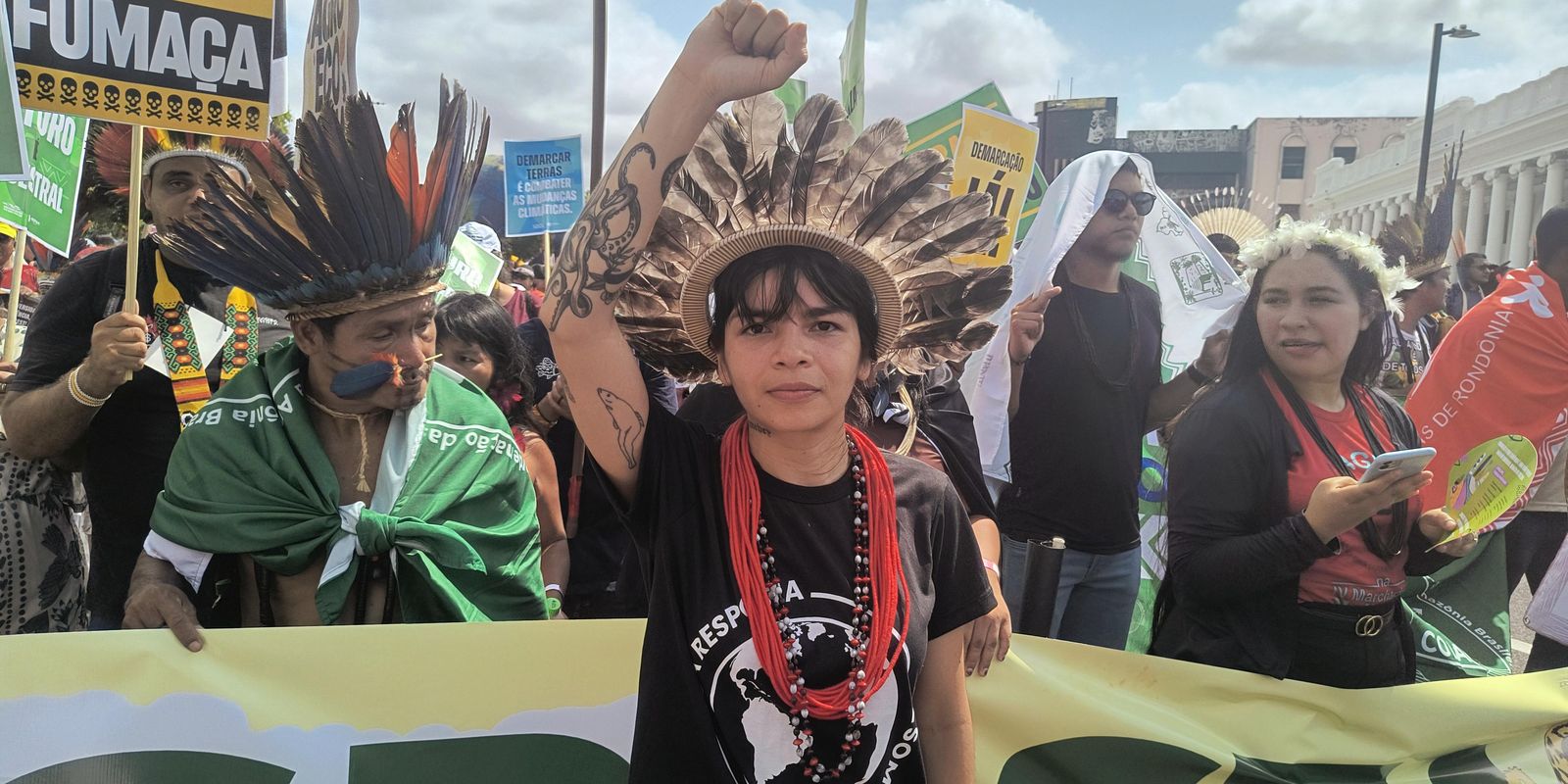 Txai Suruí pede decisão indígena nos espaços oficiais da COP30 - Imagem do artigo