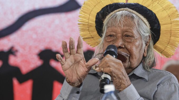 Imagem destacada - Raoni encerra Cúpula dos Povos e conclama continuidade da luta