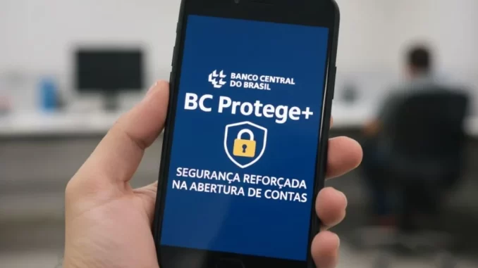 Aplicativo BC Protege+ do Banco Central do Brasil reforça a segurança na abertura de contas bancárias para impedir fraudes com contas falsas.