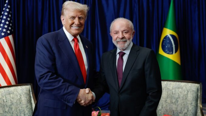 Imagem destacada - Trump elogia parceria com Lula após debate sobre tarifas dos EUA