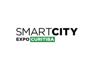 Logo do Smart City Expo Curitiba 2026, evento que projeta recorde de público na Arena da Baixada, destacando inovação urbana e tecnologia sustentável em Curitiba.
