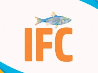 Banner do IFC com o texto “IFC” e elementos gráficos em azul e laranja, remetendo ao evento IFC Brasil 2026 e à programação estratégica para fortalecer a cadeia produtiva do pescado.