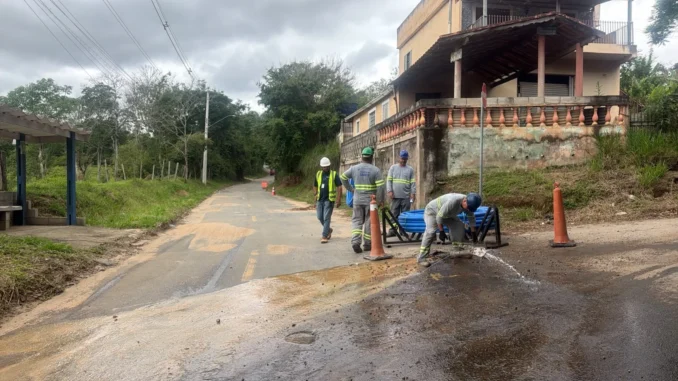 Imagem destacada - Obras de saneamento levam água e esgoto tratado ao Capuava, SJC