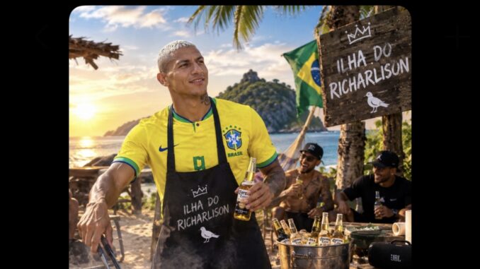 Imagem destacada - Richarlison ironiza disputa de ilha e recebe resposta de Neymar